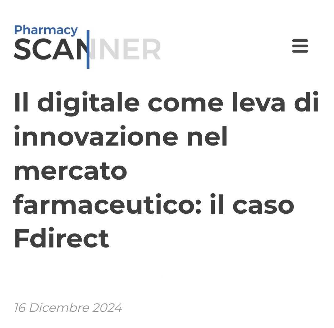 Il digitale come leva di innovazione nel mercato farmaceutico: il caso Fdirect